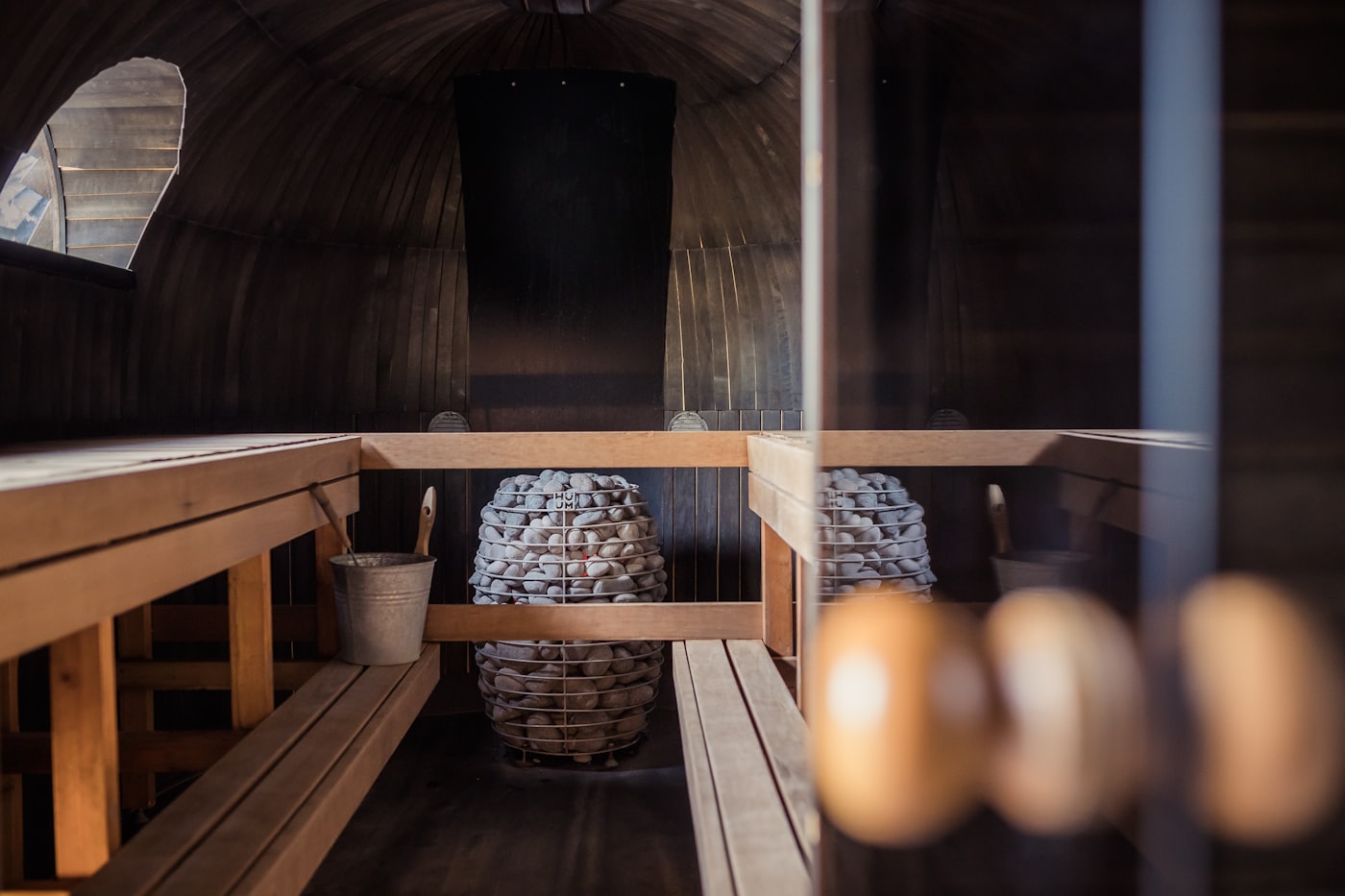 Nordic barrel sauna